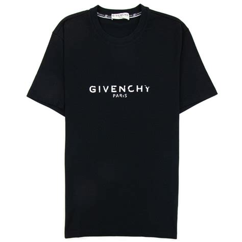 givenchy paris t shirt herren schwarz|Givenchy graphic crewneck t shirt.